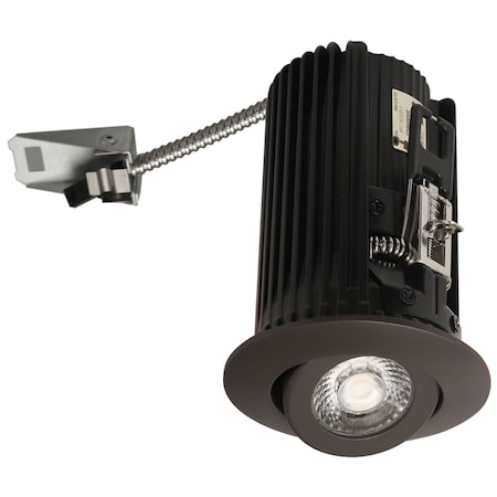 Elco Lighting 2 Round Adjustable Teak LED Light Engine E2L18F30BZ